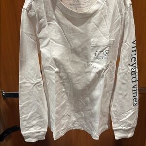 Vineyard Vines Classic White Long Sleeve Tee